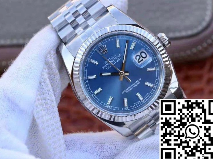 M126334-0002 36mm Factory Rolex Dial AR Blue Datejust 0410